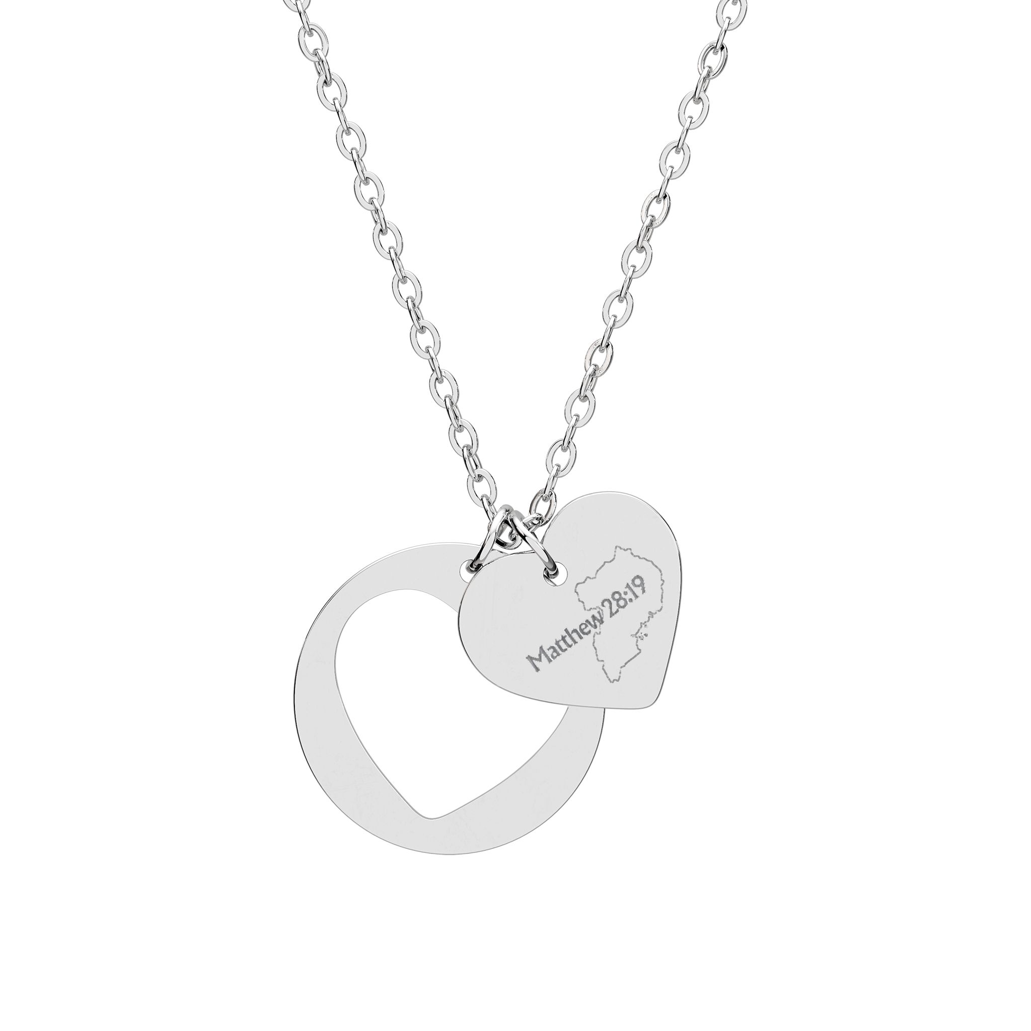 Carry Them Close – Engravable Heart Necklace
